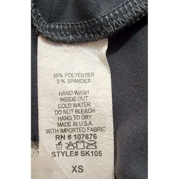 Sun‎ Kim Womens Black Long Sleeve Shirt Dress Half Zip Up Bubble Hem Size XS - Picture 7 of 9